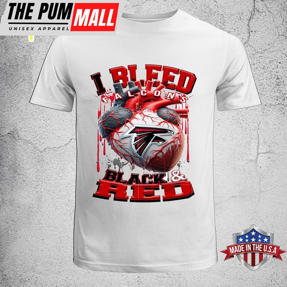 I bleed black Red Falcons Unisex T-Shirt