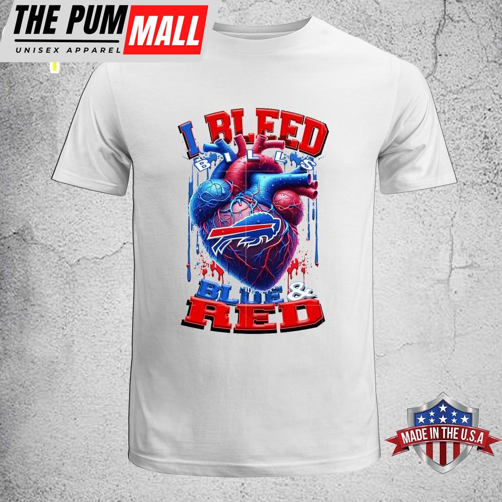 I bleed Blue Red Bills Unisex T-Shirt