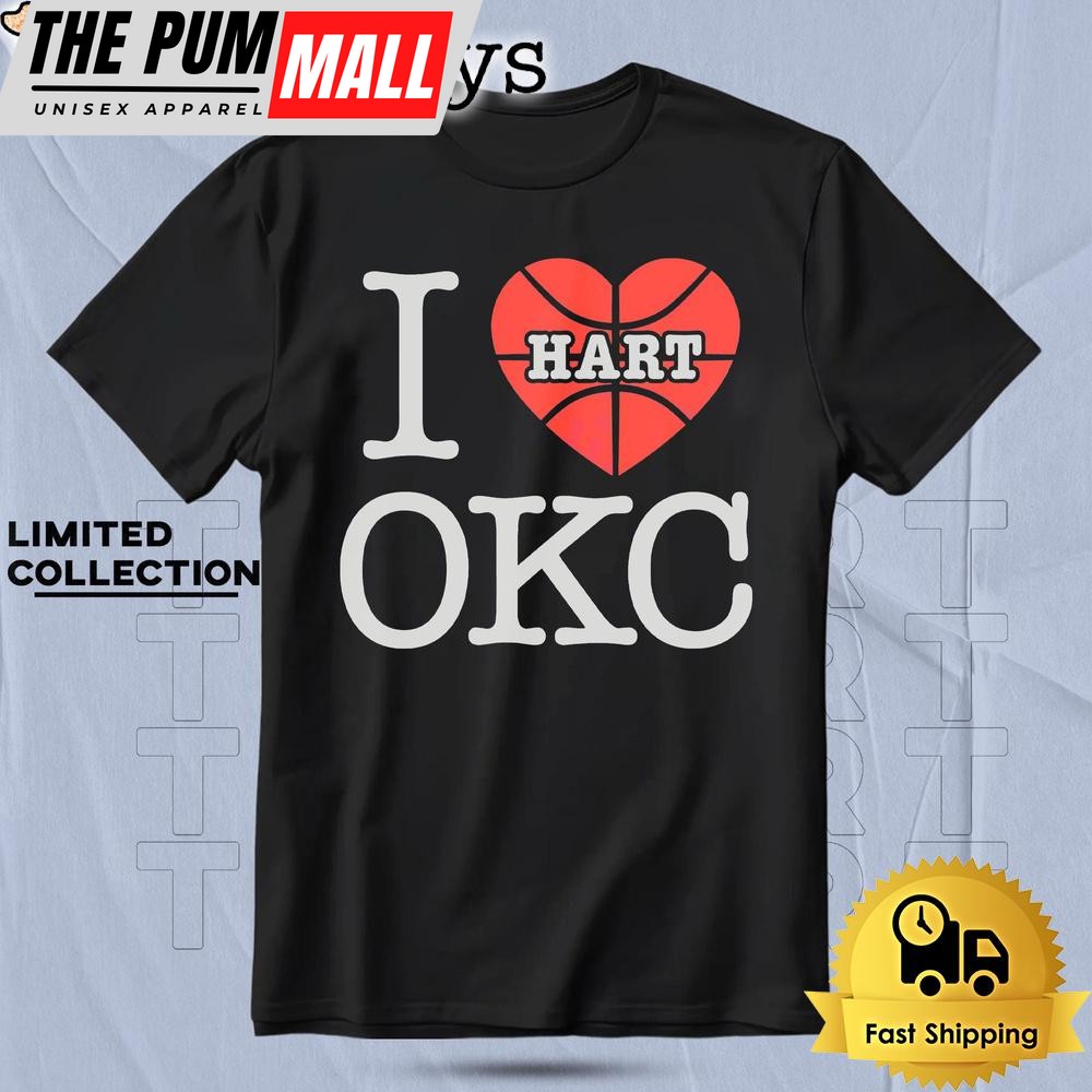 I Hart Okc Basketball T Shirt