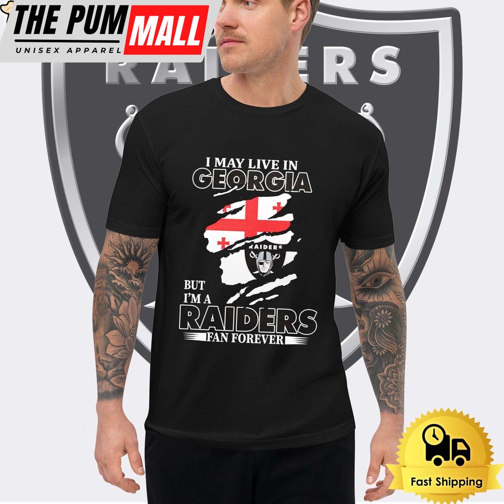 I May Live In Colorado But I’m A Raiders Fan Forever Unisex T-Shirt