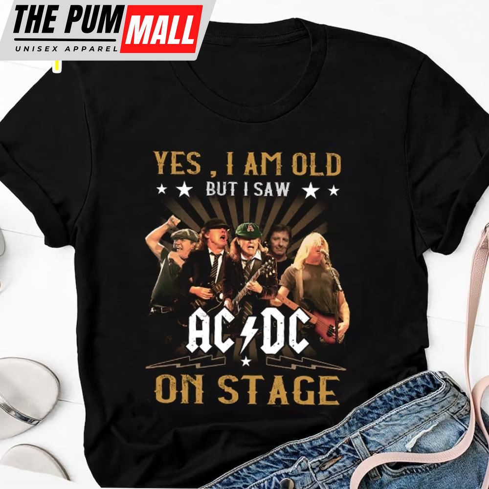I Saw Acdc Tour 2025 On Stage Vintage T-Shirt