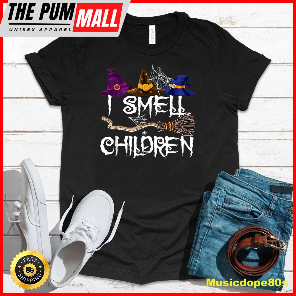 I Smell Children Funny Witches Halloween Party Costume T-Shirt