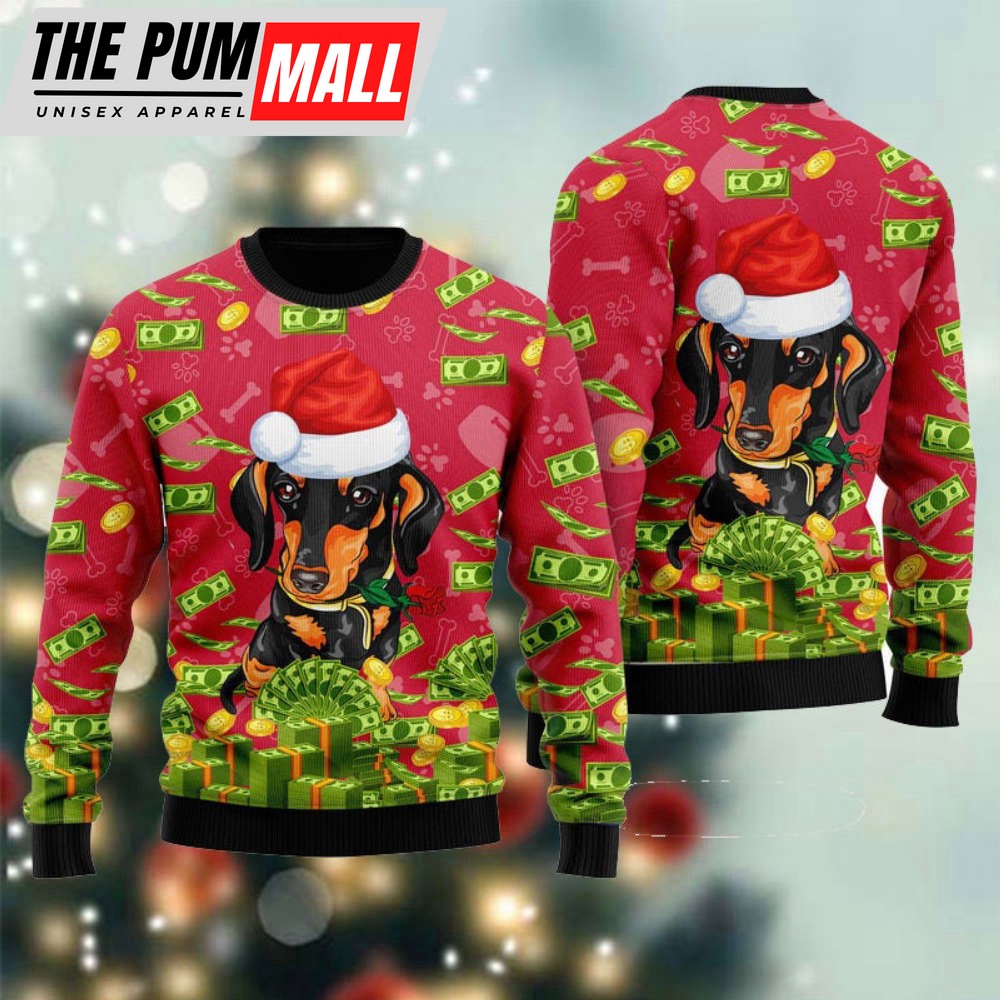 I Work Hard So That My Dog Can Have A Better Life Sweater, Ugly Sweatshirt For Christmas