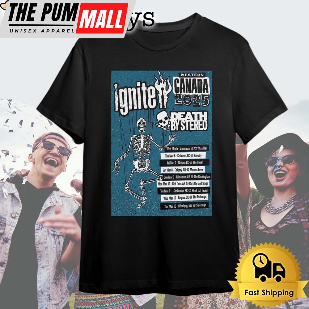 Ignite Tour At Western Canada 2025 T Shirt