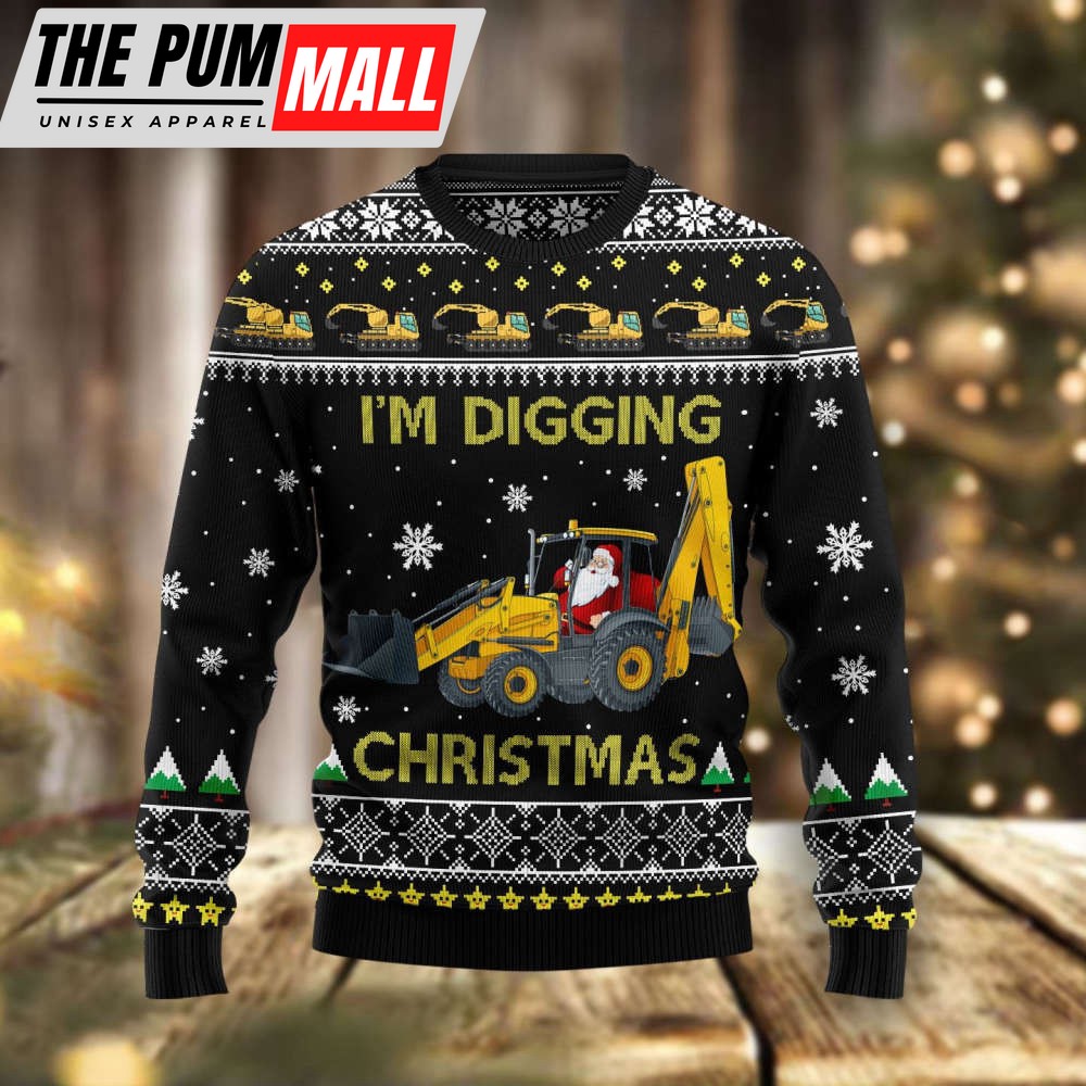 I’M Digging Christmas Ugly Christmas Sweater, Christmas Gift For Men And Women