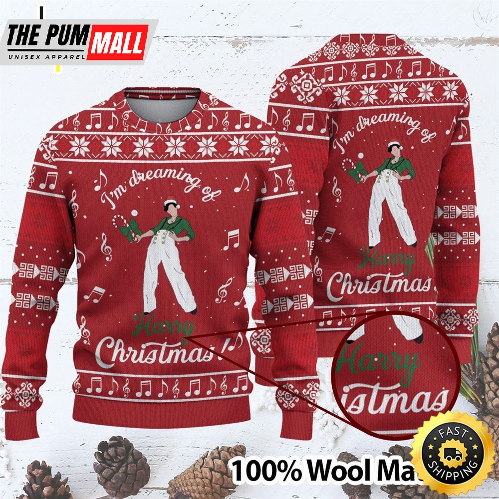 I?m Dreaming Of Harry Christmas Ugly Sweater