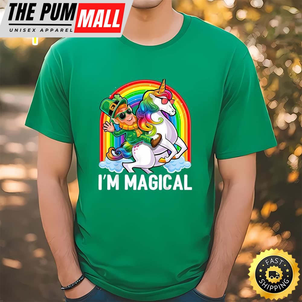 Im Magical St Patricks Day Unicorn Leprechaun Shirt