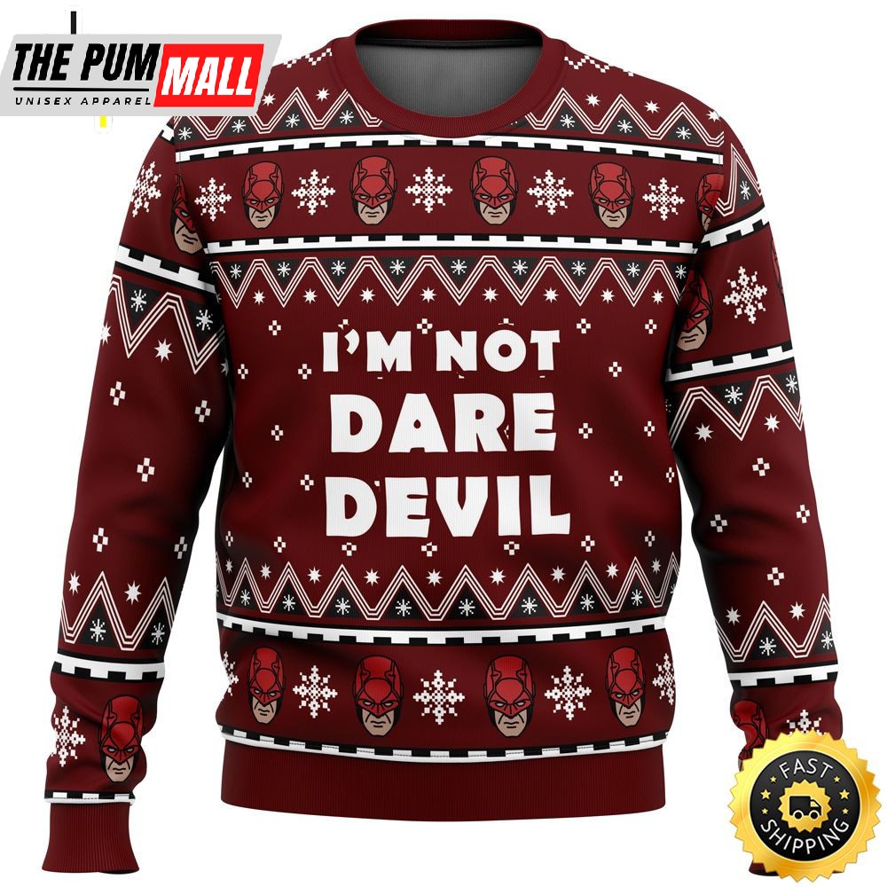 I’m Not Daredevil Marvel Ugly Christmas Sweater