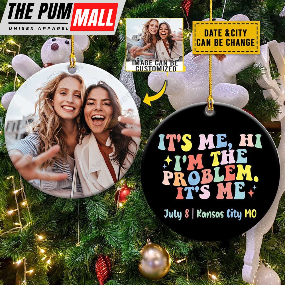 Im The Problem Personalized Taylor Swift Ornament Ceramic Eras Tour Keepsake Limited Edition