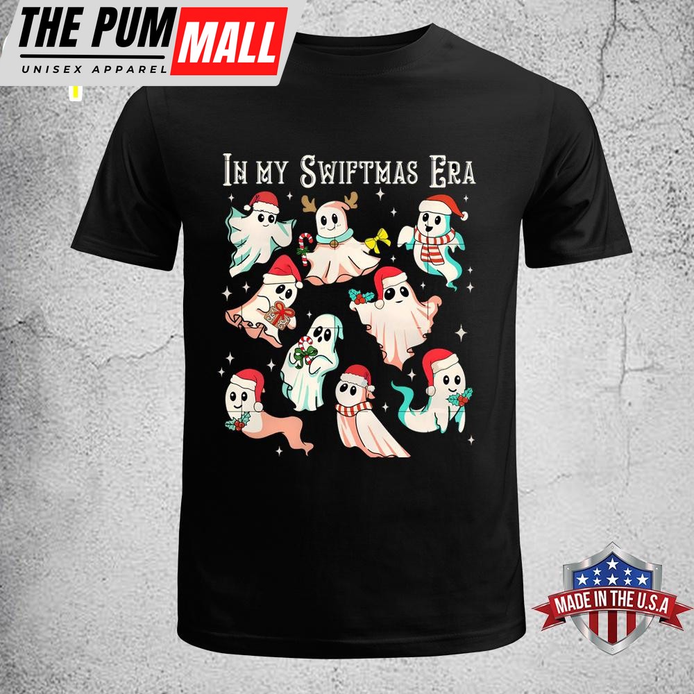 In My Swiftmas Era Christmas, Funny Ghost Xmas Unisex T-Shirt