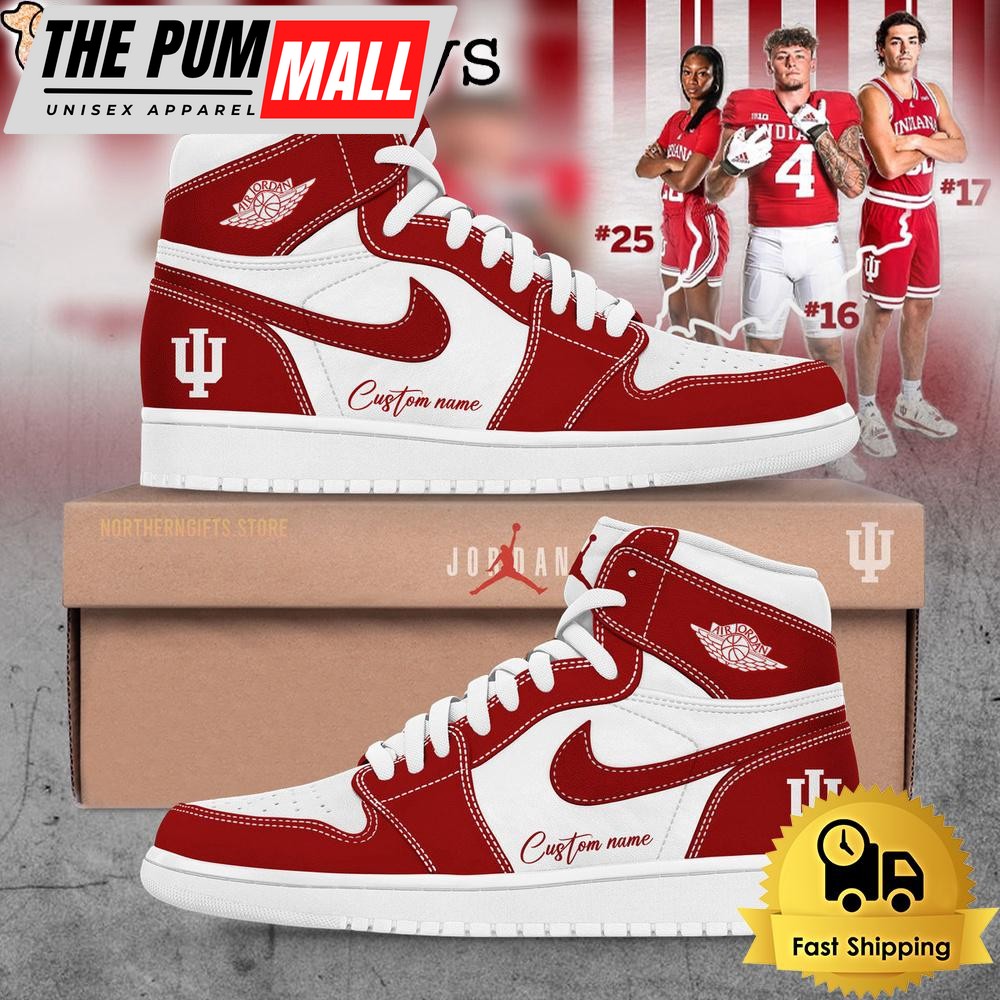 Indiana Hoosiers Basketball Custom Name For Fans Air Jd 1 Shoes
