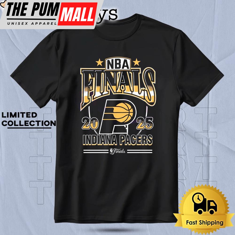 Indiana Pacers 2025 Nba Finals Star Emblem T Shirt