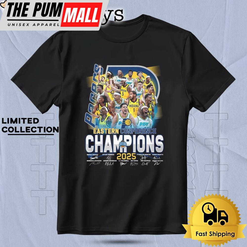 Indiana Pacers Eastern Conference Champions 2025 T Shirt