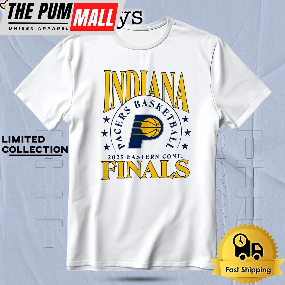 Indiana Pacers Retro 2025 Eastern Conference Finals Matchup T Shirt