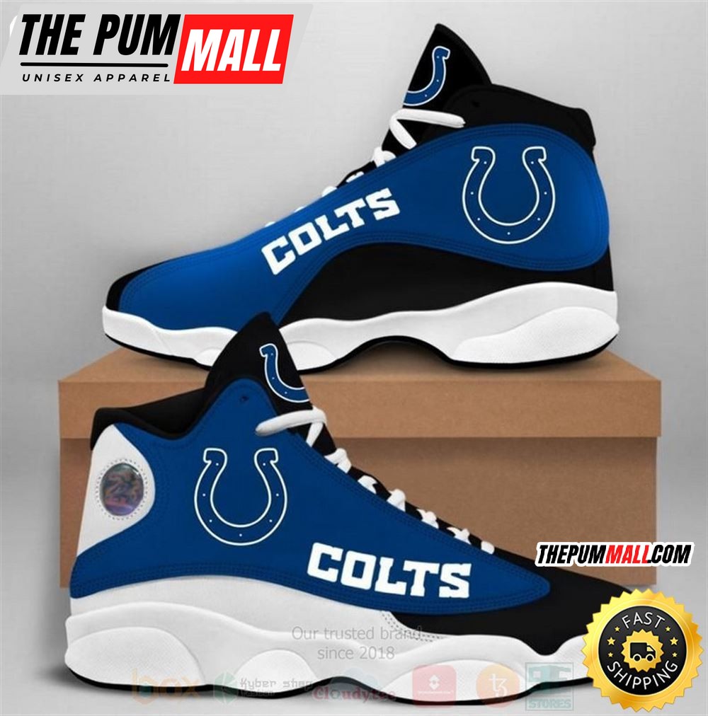 Indianapolis Colts Nfl Air Jd 13 Shoes