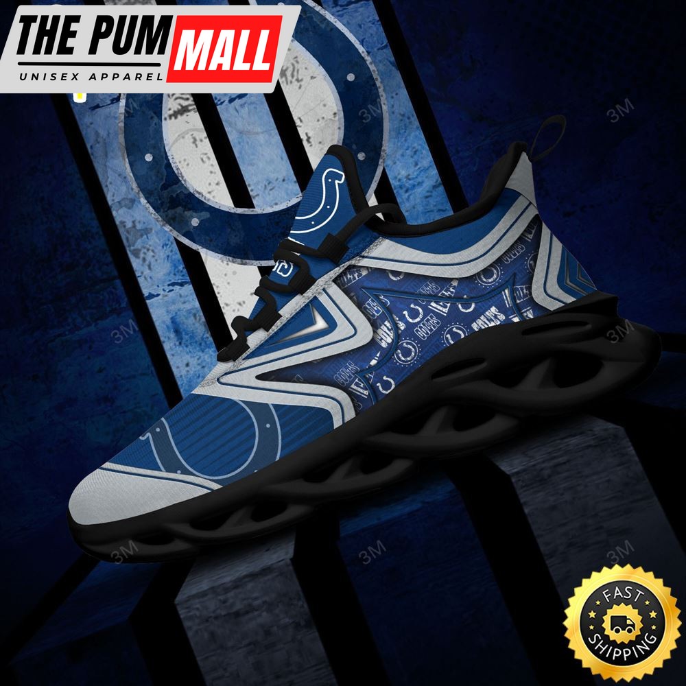 Indianapolis Colts NFL Clunky Shoes Running Adults Sports Sneakers Gift For Football