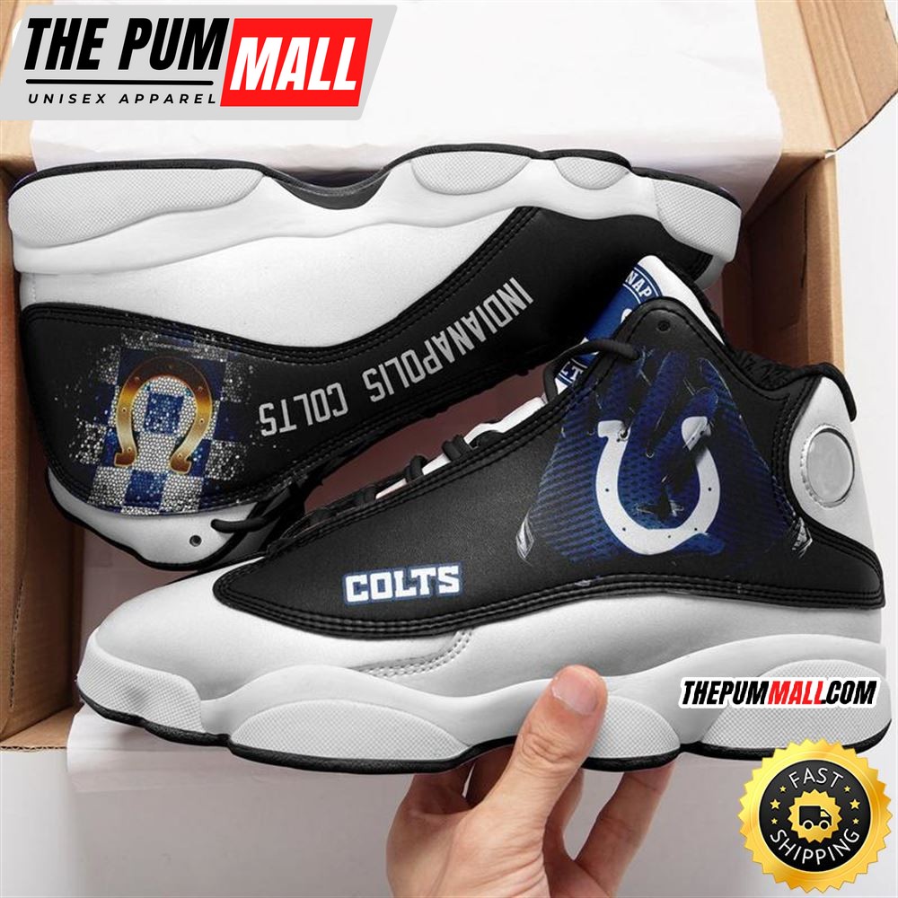 Indianapolis Colts Nfl Ver 1 Air Jd 13 Sneaker