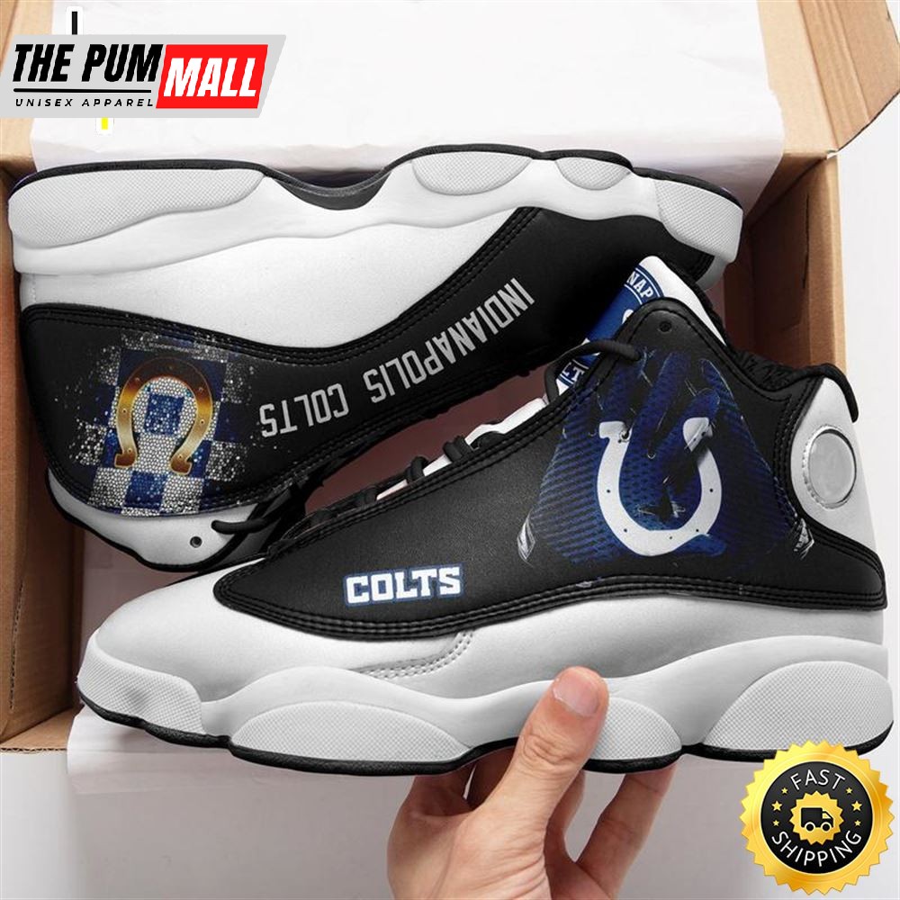 Indianapolis Colts Nfl Ver 1 Air Jd 13 Sneaker