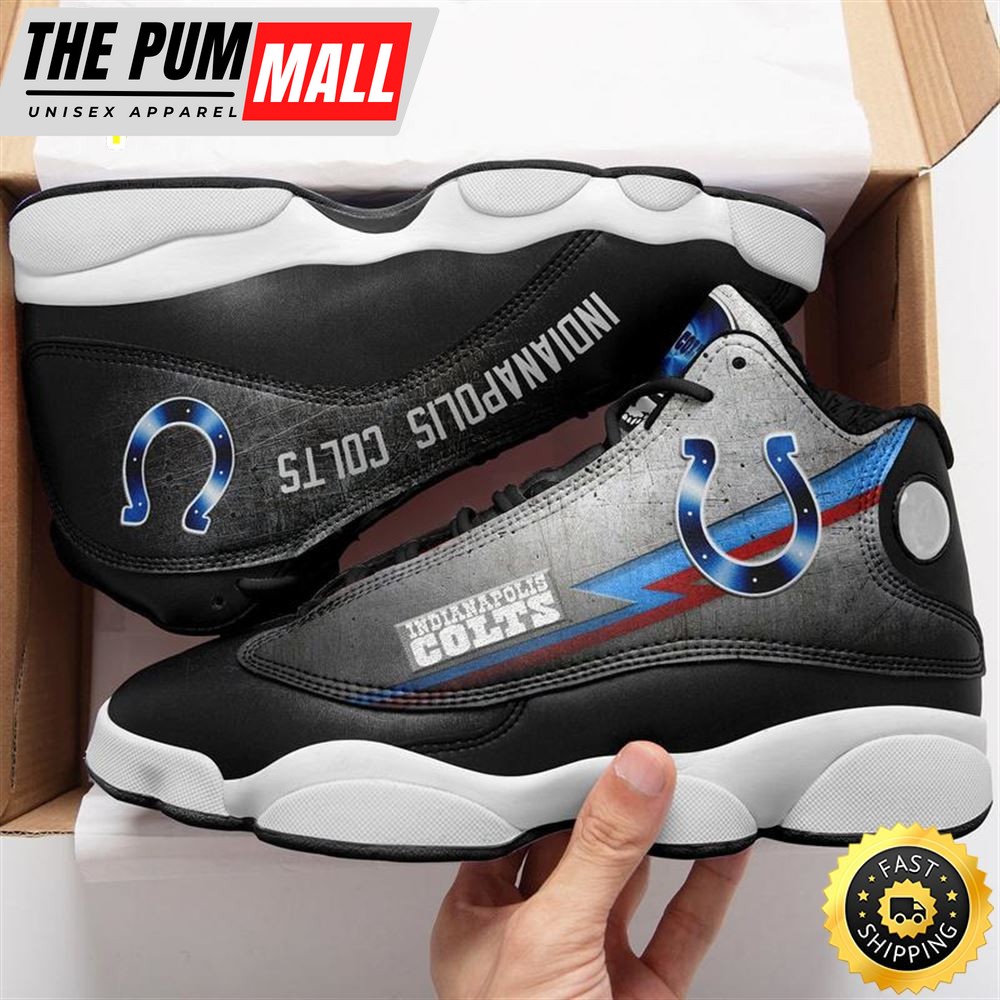 Indianapolis Colts Nfl Ver 3 Air Jd 13 Sneaker
