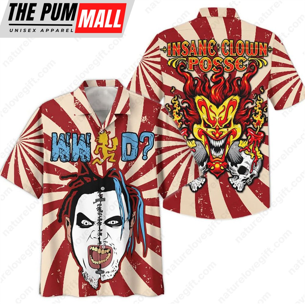 Insane Clown Posse Whoop Whoop Spooky Hawaiian Shirt