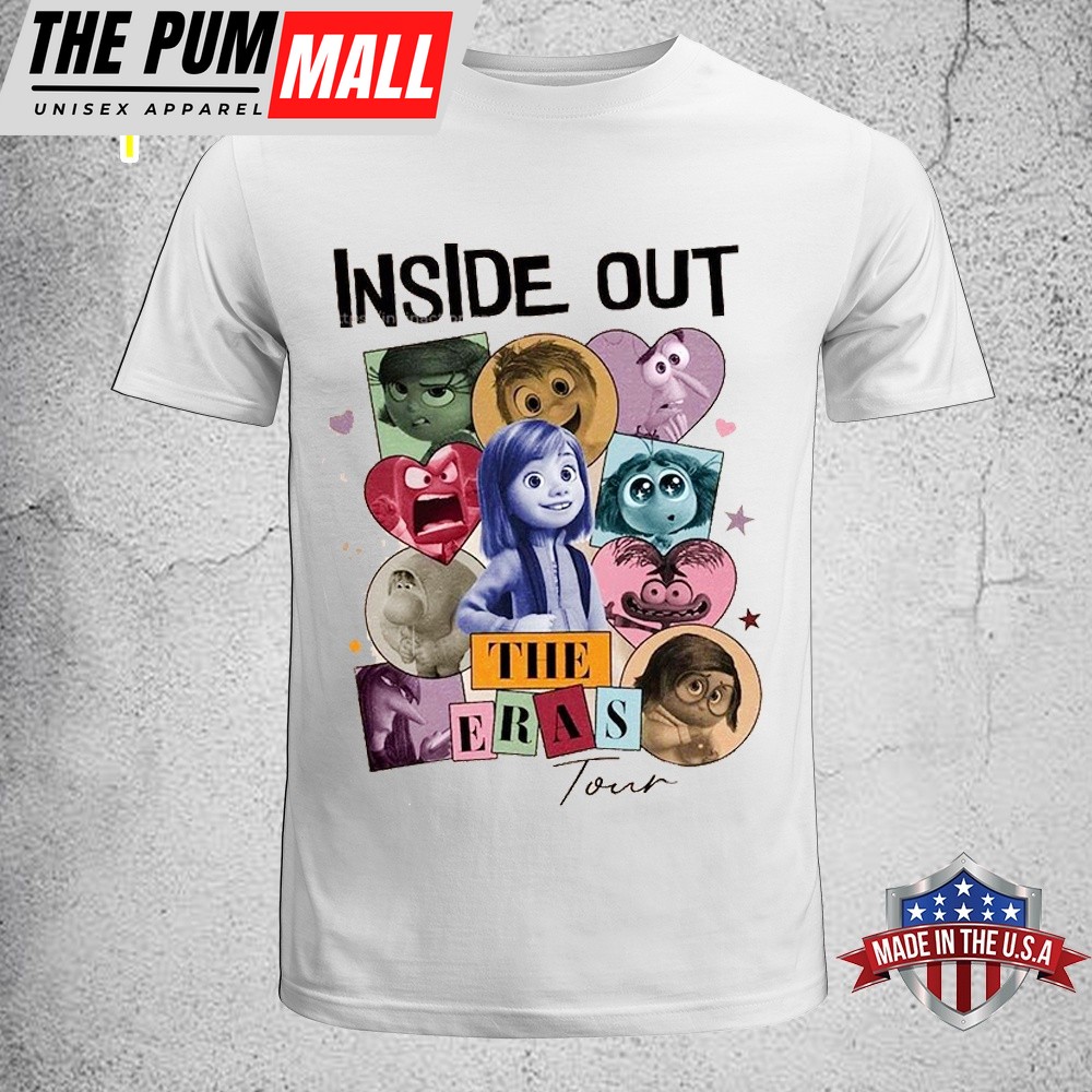 Inside Out 2 Eras Tour, Disneyland Movie 2025 Unisex T-Shirt