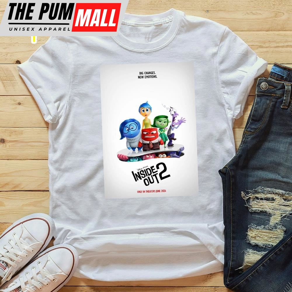 Inside Out 2 June 2025 Disney Reveals New Unisex T-shirt