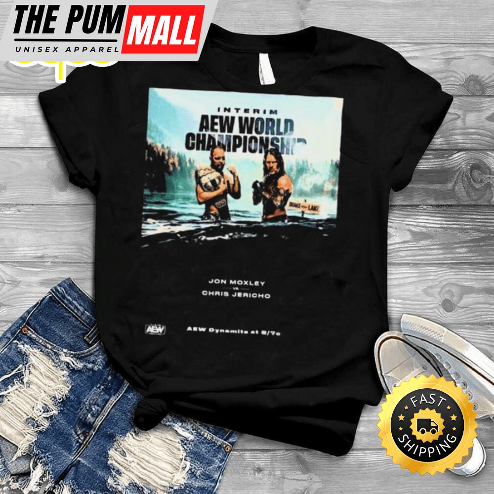 Interim Aew World Championship Jon Moxley Vs Chris Jericho T-shirt