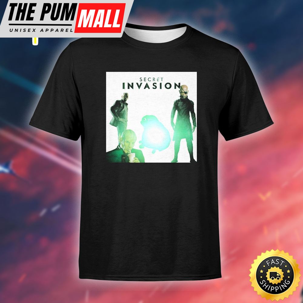 Invasion Movie 2025 Marvels Secret Invasion 2025 Unisex Black T-shirt