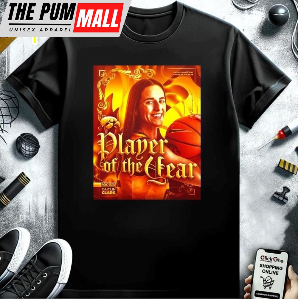 Iowa Hawkeyes Caitlin Clark Naismith national player of the year shirt