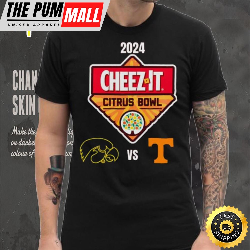 Iowa Hawkeyes Vs Tennessee Volunteers 2025 Vrbo Fiesta Bowl Shirt