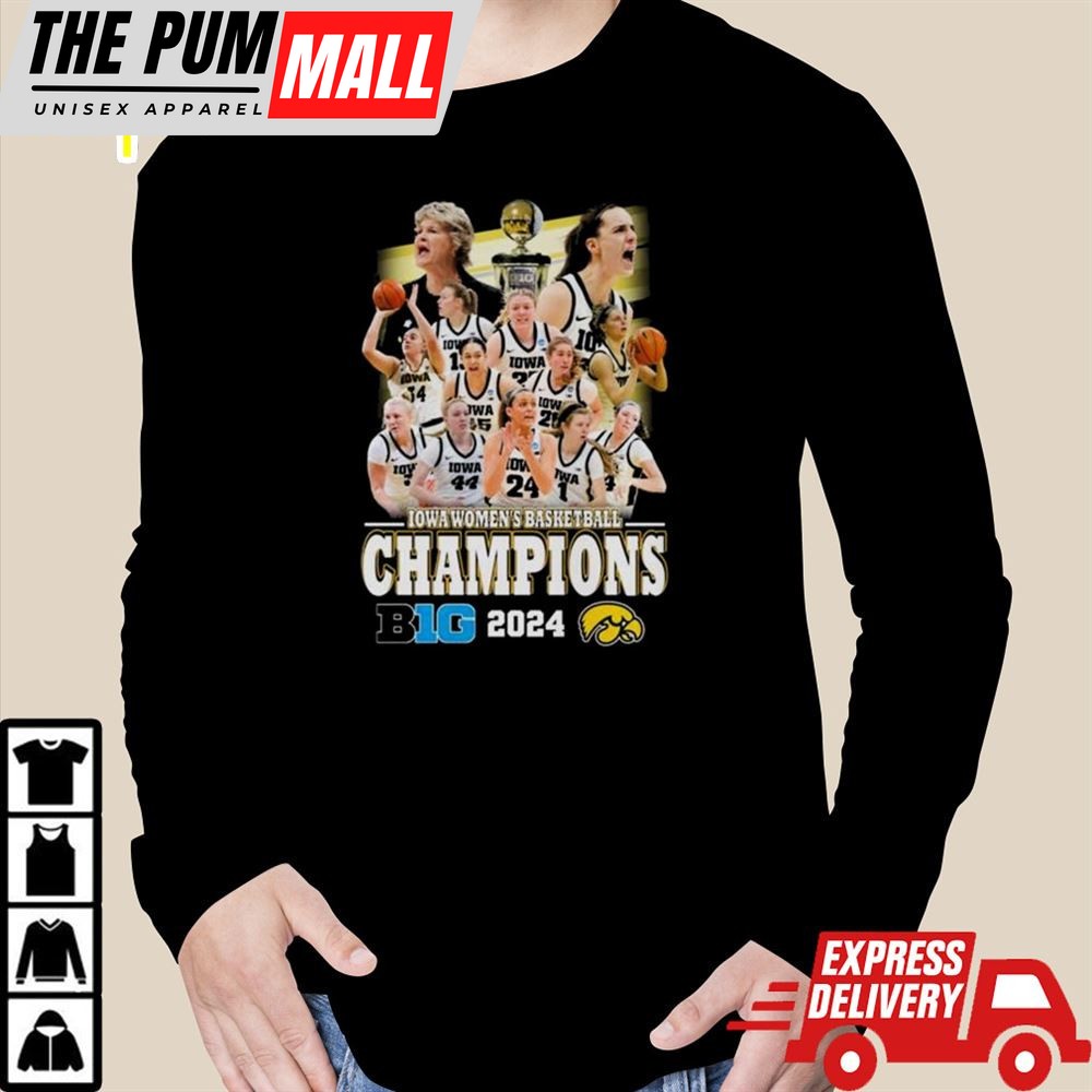 Iowa Hawkeyes Womens Basketball Big 2025 Champions Shirt