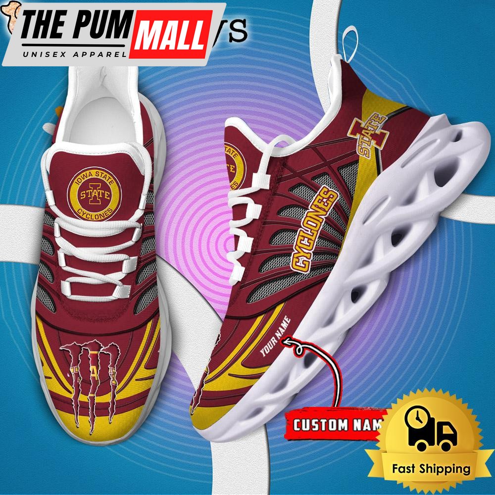 Iowa State Cyclones Custom Max Soul Shoes Sneaker