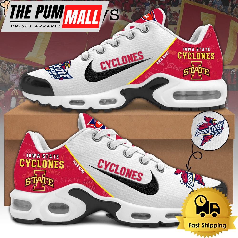 Iowa State Cyclones Football Mascot Symbol Custom Air Max Plus Shoes