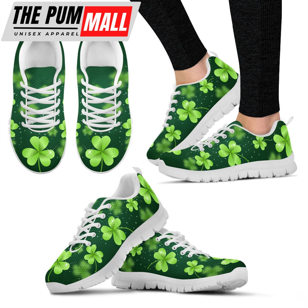 Irish Shamrock Light Sneaker Fashion Shoes Walking Running Lightweight Casual Shoes – Irish Gift St.Patrick’s Day Malalan