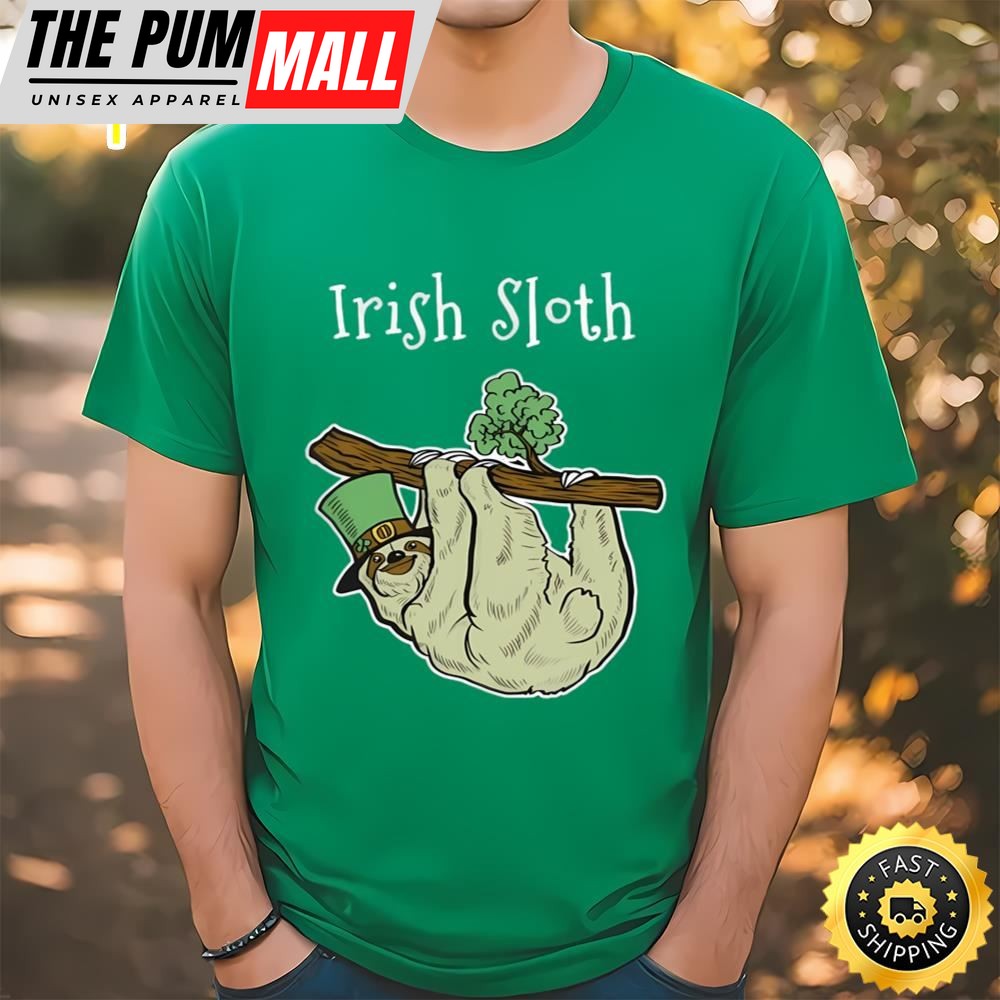 Irish Sloth Shirt St. Patricks Day Drinking Shirt