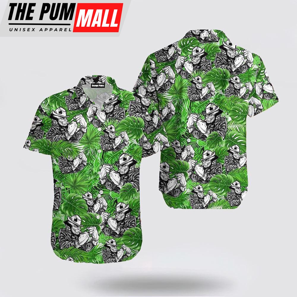 Irish St. Patrick’s Day Hawaiian Shirt, St Patricks Day Shirts, Shamrock Hawaiian Shirt