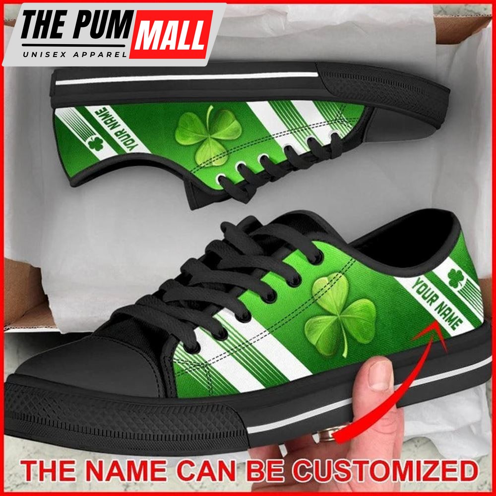Irish Striped Personalized Canvas Low Top Shoes Irish Striped Personalized Canvas Low Top Shoes – Low Top Shoes Mens, Women