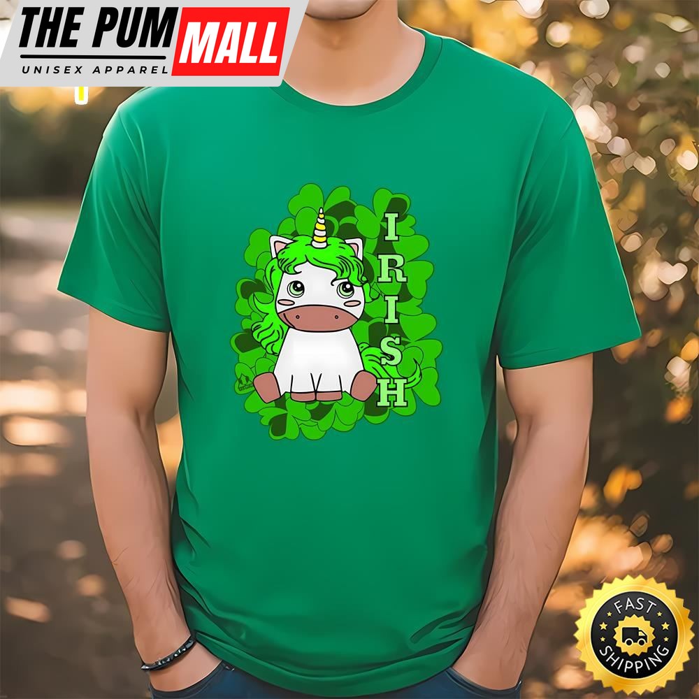 Irish Unicorn St Patricks Day Celebration Ireland Design T-shirt