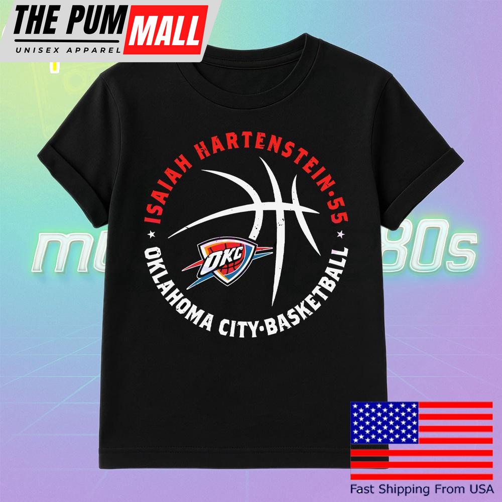 Isaiah Hartenstein Oklahoma City Thunder Player Ball T Shirt