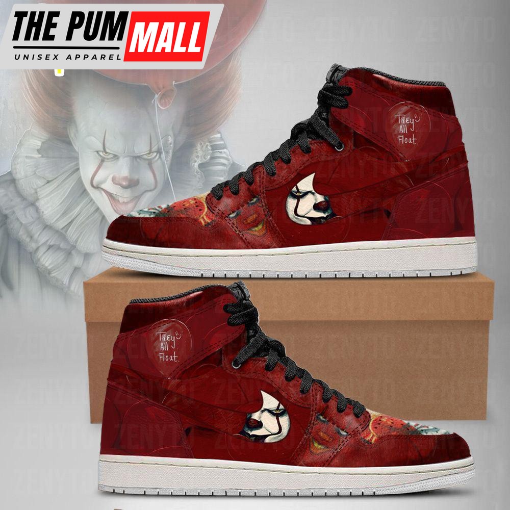 IT Pennywise Face Air Jd 1 Sneakers
