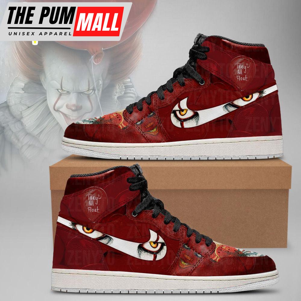 IT Pennywise They All Float Air Jd 1 Sneakers