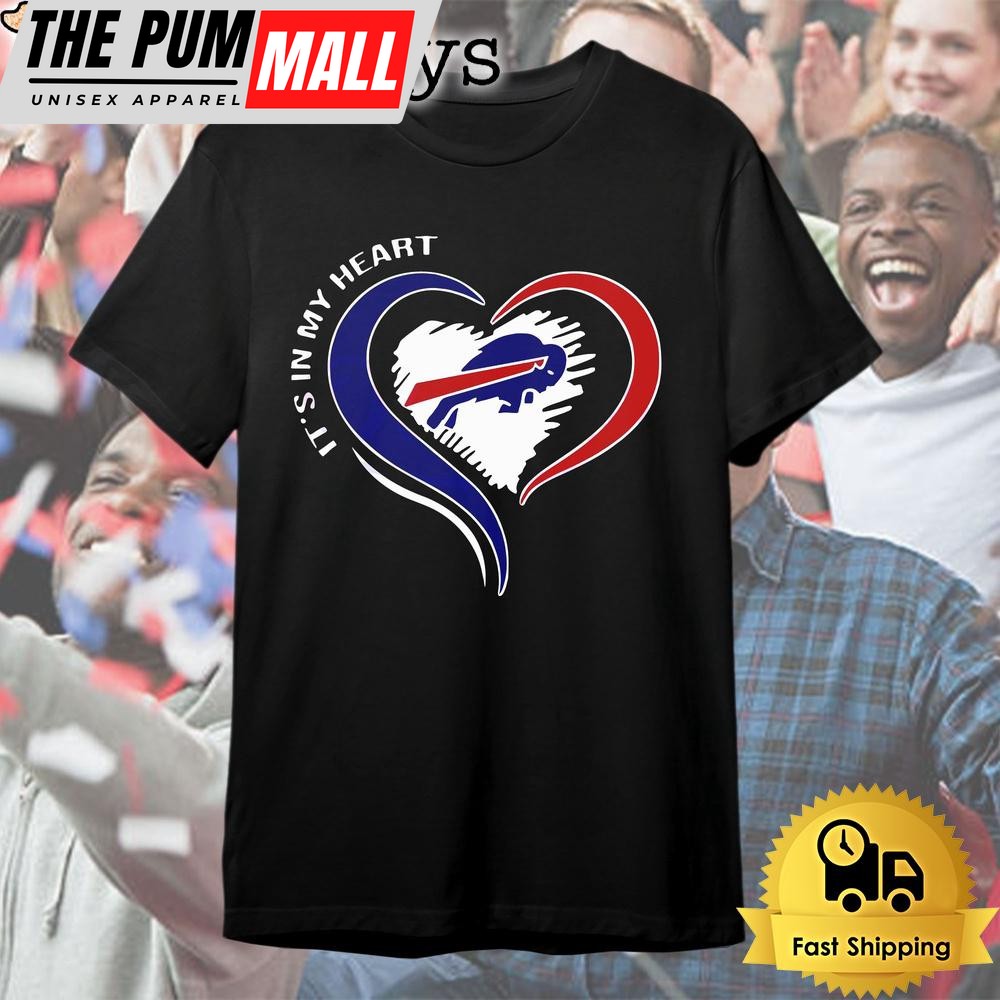 Its In My Heart Buffalo Bill Football T Shirt