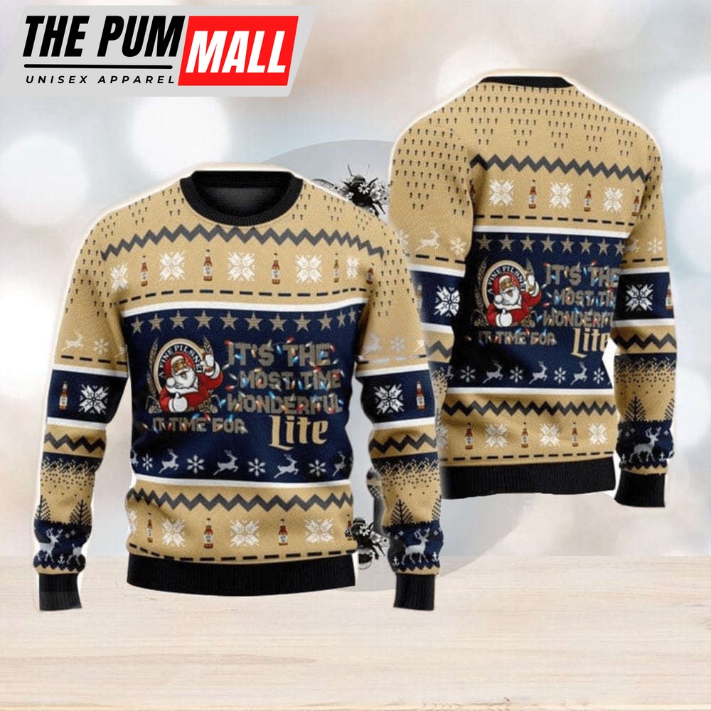 It’s Time For Mjller Ljte 3D Ugly Sweater Men And Women Christmas Gift