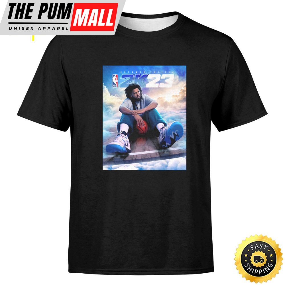 J. Cole featured on cover of NBA 2K23 Dreamer Edition Unisex T-shirt