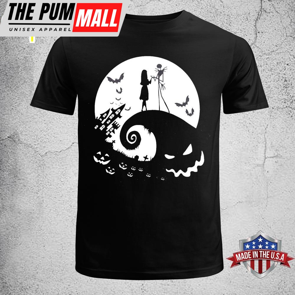 Jack And Sally Nightmare Before Christmas Unisex T-Shirt