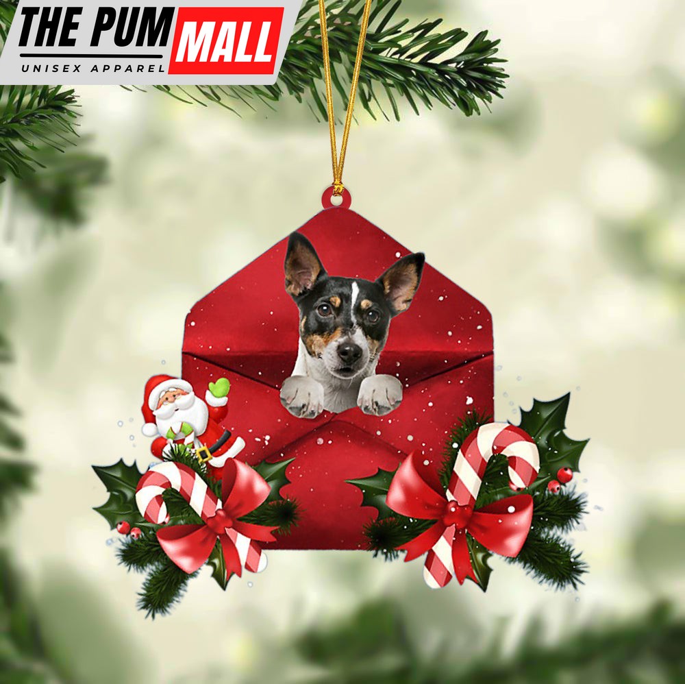 Jack Russell Terrier Christmas Letter Ornament – Car Ornament – Gifts For Pet Owners Limited Edition