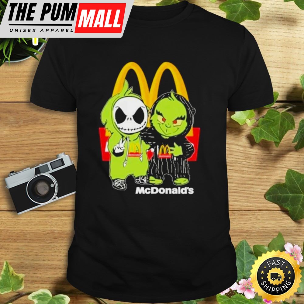 Jack Skellington And Grinch Mcdonalds Friends Shirt