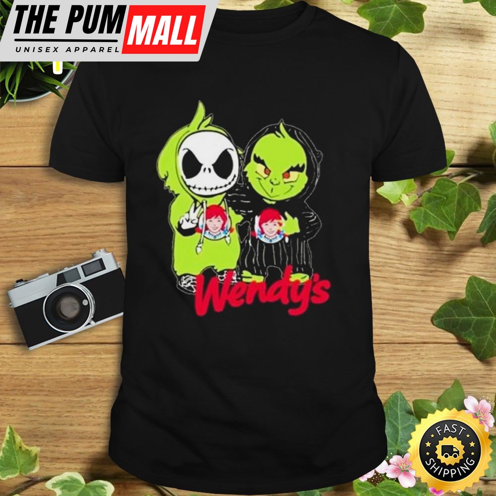 Jack Skellington And Grinch Wendys Shirt