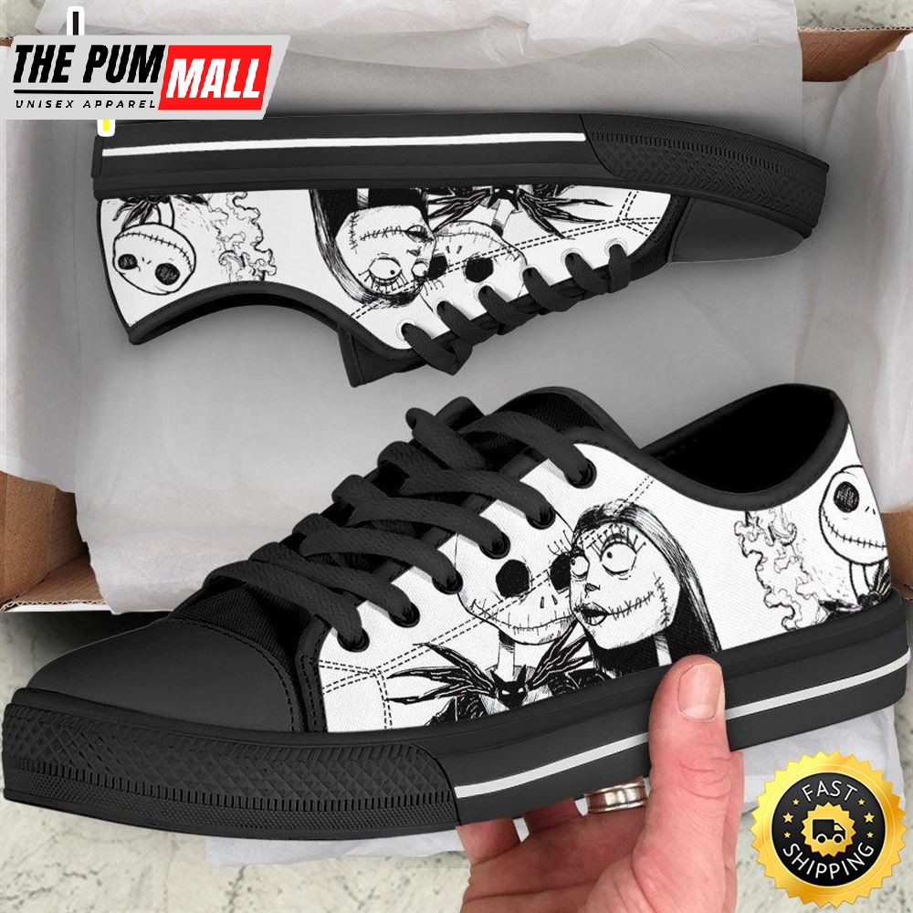 Jack Skellington and Sally Low top Shoes