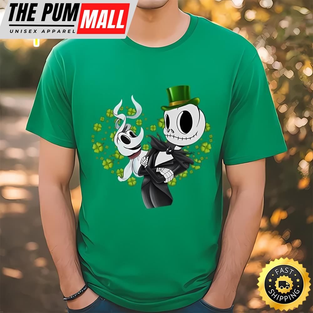 Jack Skellington and Zero Lucky T-Shirt